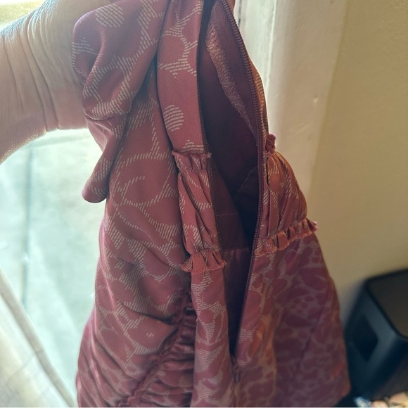 Marc Jacobs Size 4 Pink Floral 100% Silk Peplum Top Blouse Designer - Picture 11 of 11